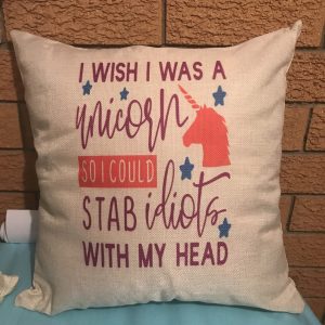 I wish i was a unicorn Cushion Cover