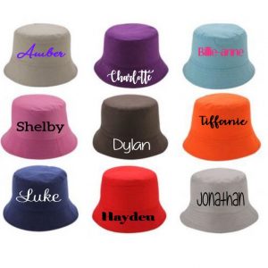 Personalised Bucket Hats
