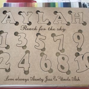 Custom personalised puzzle