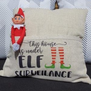 Personalised pocket cushion cover