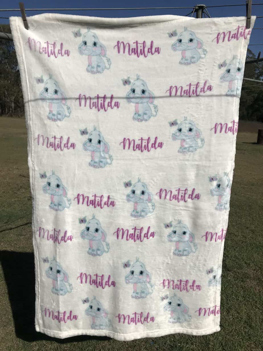 Personalised Baby Blanket