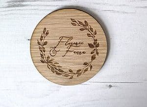 Business Logo Flatlay plaque