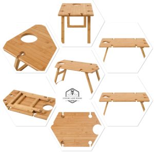 Wine picnic table
