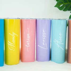 Personalised Coloured tumbler