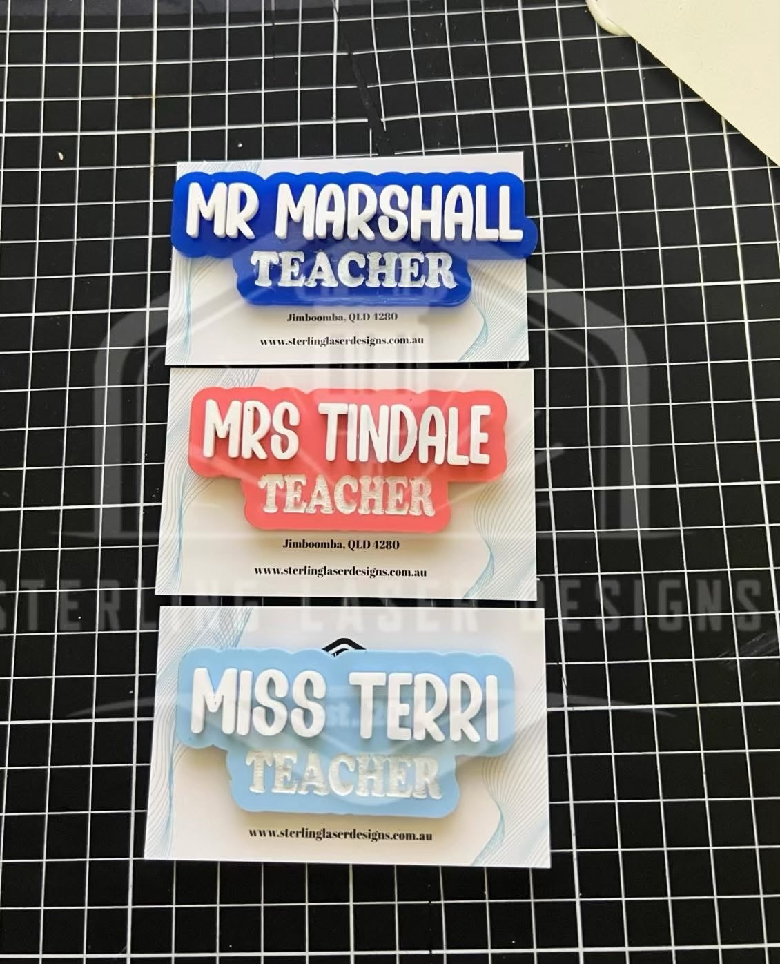3D Acrylic Name Badges